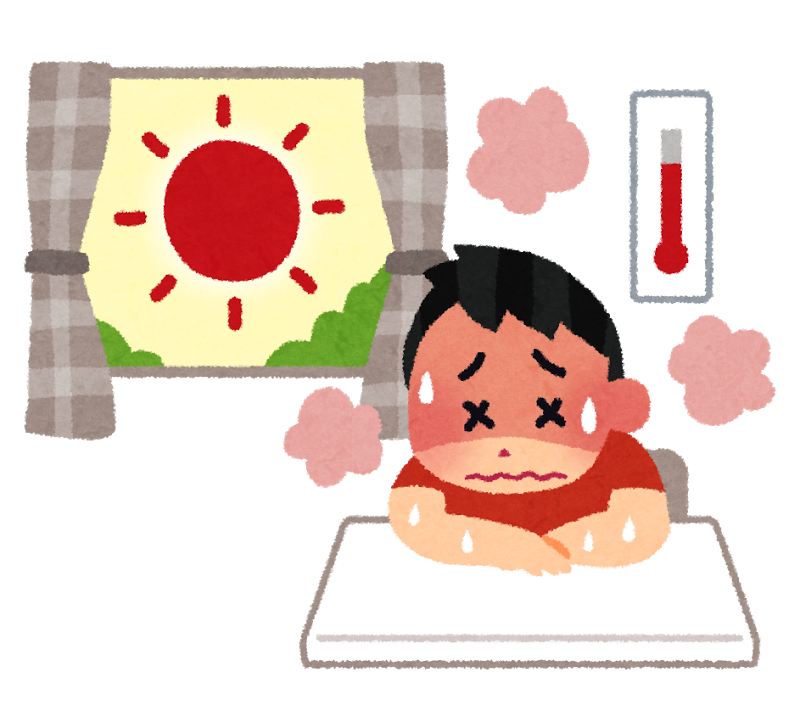 室内で熱中症-借金生活脱出日記