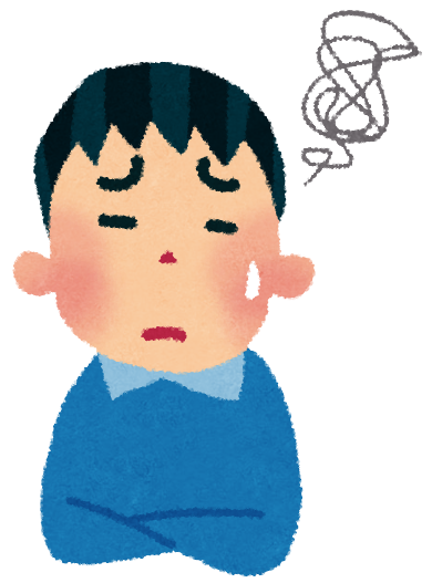 借金を抱えて困っている男性