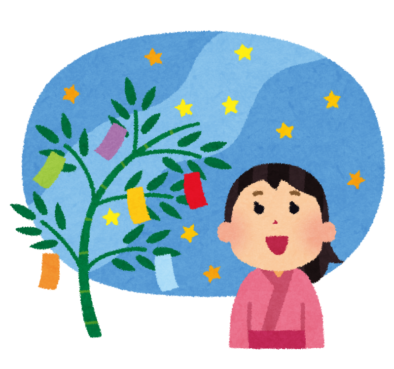 短冊には宝くじが当たりますように