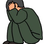 借金の催促におびえる