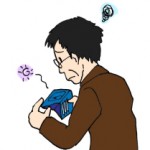 お金に困っている男性