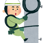 電柱に貼ってあるサラ金の広告